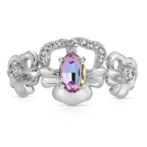 Crystal Vitrail Floral Ring